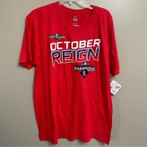 NWT St. Louis Cardinals men’s size XL T-shirt “October Reign” Post Season MLB